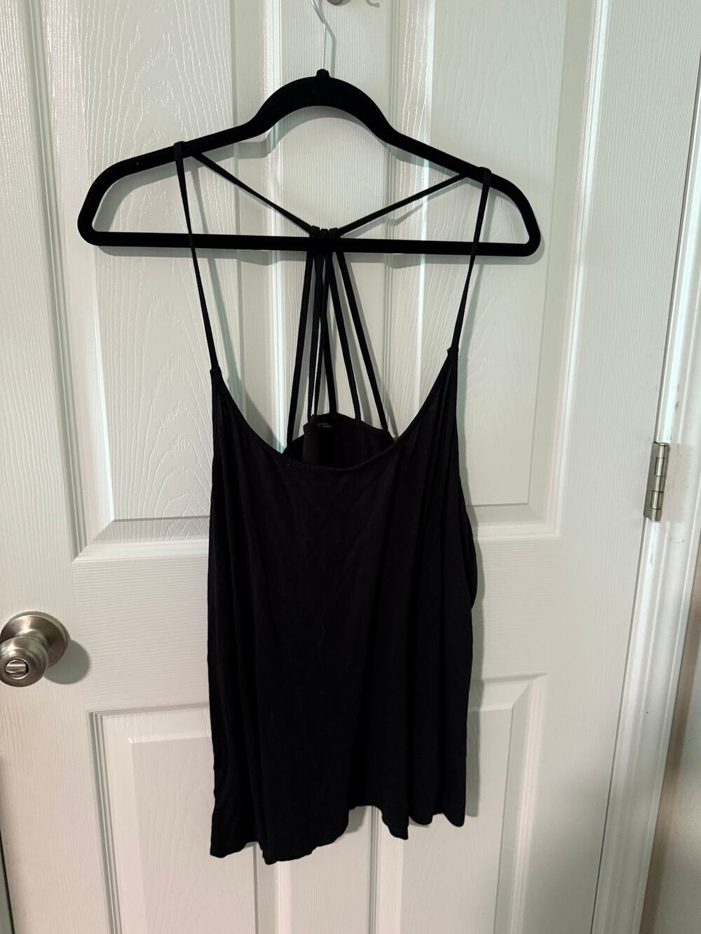 Lascana For Venus Strappy Black Tank Size XL